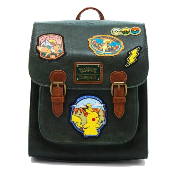 Loungefly Pokémon Patches Mini Backpack - Picture 1 of 5